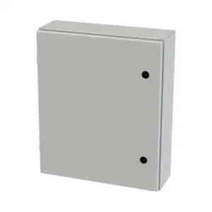 SAGINAW SCE-24EL2006LPLG Enclosure, 24 x 20 x 6 Inch Size, Wall Mount, Carbon Steel, Ral 7035 Light Gray | CV6QRW