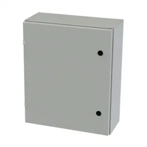 SAGINAW SCE-24EL2008LPLG Enclosure, 24 x 20 x 8 Inch Size, Wall Mount, Carbon Steel, Ral 7035 Light Gray | CV6QTA