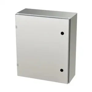 SAGINAW SCE-24EL2008SSLP Enclosure, 24 x 20 x 8 Inch Size, Wall Mount, 304 Stainless Steel, #4 Brush Finish | CV6QTC