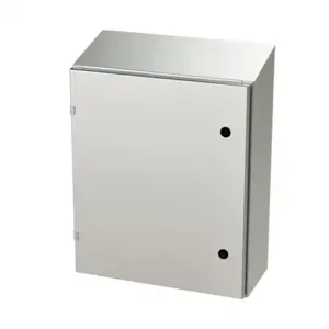 SAGINAW SCE-24EL2008SSST Enclosure, Slope Top, 24 x 20 x 8 Inch Size, Wall Mount, 304 Stainless Steel | CV6QTD