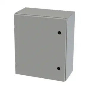 SAGINAW SCE-24EL2010LP Enclosure, 24 x 20 x 10 Inch Size, Wall Mount, Carbon Steel, Ansi 61 Gray | CV6QTE