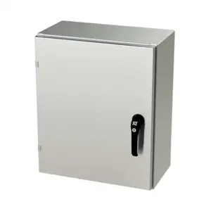 SAGINAW SCE-24EL2010SS6LPPL Enclosure, 24 x 20 x 10 Inch Size, Wall Mount, 316L Stainless Steel, #4 Brush Finish | CV6QTJ