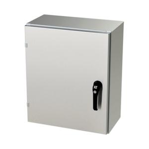 SAGINAW SCE-24EL2010SSLPPL Enclosure, 24 x 20 x 10 Inch Size, Wall Mount, 304 Stainless Steel, #4 Brush Finish | CV6QTL