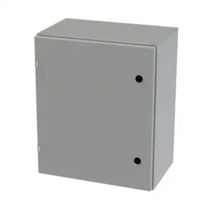 SAGINAW SCE-24EL2012LP Enclosure, 24 x 20 x 12 Inch Size, Wall Mount, Carbon Steel, Ansi 61 Gray | CV6QTM