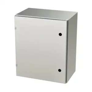 SAGINAW SCE-24EL2012SSLP Enclosure, 24 x 20 x 12 Inch Size, Wall Mount, 304 Stainless Steel, #4 Brush Finish | CV6QTQ