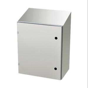 SAGINAW SCE-24EL2012SSST Enclosure, Slope Top, 24 x 20 x 12 Inch Size, Wall Mount, 304 Stainless Steel | CV6QTR
