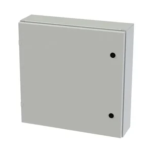 SAGINAW SCE-24EL2406LPLG Enclosure, 24 x 24 x 6 Inch Size, Wall Mount, Carbon Steel, Ral 7035 Light Gray | CV6QTW