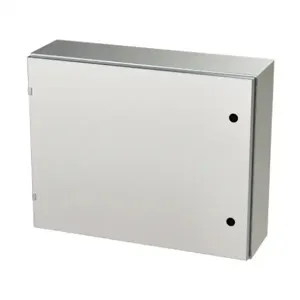 SAGINAW SCE-24EL3008SS6LP Enclosure, 24 x 30 x 8 Inch Size, Wall Mount, 316L Stainless Steel, #4 Brush Finish | CV6QUY