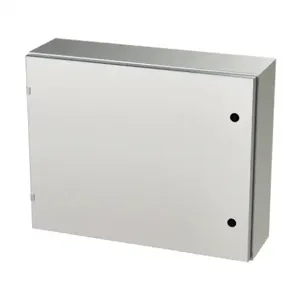 SAGINAW SCE-24EL3008SSLP Enclosure, 24 x 30 x 8 Inch Size, Wall Mount, 304 Stainless Steel, #4 Brush Finish | CV6QUZ