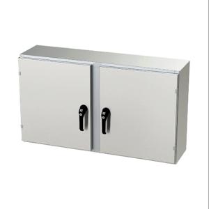 SAGINAW SCE-24EL4210SSWFLP Enclosure, 24 x 42 x 10 Inch Size, Wall Mount, 304 Stainless Steel, #4 Brush Finish | CV6QVG