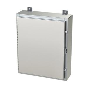 SAGINAW SCE-24H2006SS6LP Enclosure, 24 x 20 x 6 Inch Size, Wall Mount, 316L Stainless Steel, #4 Brush Finish | CV6QVV