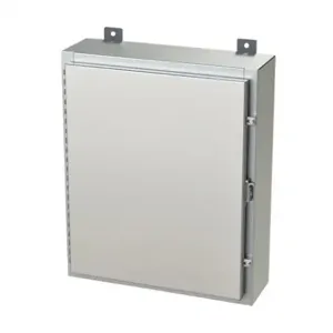 SAGINAW SCE-24H2006SS6LP Enclosure, 24 x 20 x 6 Inch Size, Wall Mount, 316L Stainless Steel, #4 Brush Finish | CV6QVV