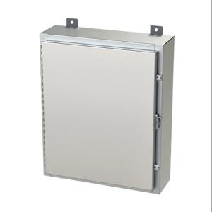 SAGINAW SCE-24H2006SSLP Enclosure, 24 x 20 x 6 Inch Size, Wall Mount, 304 Stainless Steel, #4 Brush Finish | CV6QVW