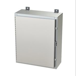 SAGINAW SCE-24H2008SSLP Enclosure, 24 x 20 x 8 Inch Size, Wall Mount, 304 Stainless Steel, #4 Brush Finish | CV6QVZ