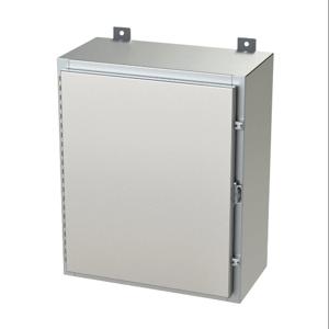 SAGINAW SCE-24H2010SS6LP Enclosure, 24 x 20 x 10 Inch Size, Wall Mount, 316L Stainless Steel, #4 Brush Finish | CV6QWB