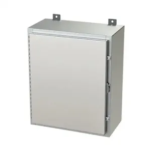 SAGINAW SCE-24H2010SSLP Enclosure, 24 x 20 x 10 Inch Size, Wall Mount, 304 Stainless Steel, #4 Brush Finish | CV6QWC