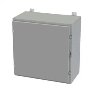 SAGINAW SCE-24H2412LP Enclosure, 24 x 24 x 12 Inch Size, Wall Mount, Carbon Steel, Ansi 61 Gray | CV6QWM