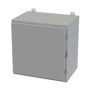 SAGINAW SCE-24H2416LP Enclosure, 24 x 24 x 16 Inch Size, Wall Mount, Carbon Steel, Ansi 61 Gray | CV6QWQ