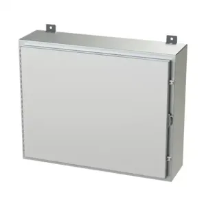 SAGINAW SCE-24H3008SS6LP Enclosure, 24 x 30 x 8 Inch Size, Wall Mount, 316L Stainless Steel, #4 Brush Finish | CV6QWT