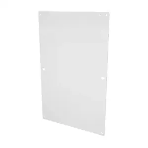 SAGINAW SCE-24N16MP Subpanel, Carbon Steel, White, Powder Coat Finish | CV6WYW