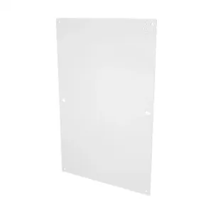 SAGINAW SCE-24N16MPP Subpanel, Perforated, Carbon Steel, White, Powder Coat Finish | CV6WYX