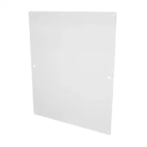 SAGINAW SCE-24N20MP Subpanel, Carbon Steel, White, Powder Coat Finish | CV6WYY