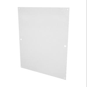 SAGINAW SCE-24N20MPP Subpanel, Perforated, Carbon Steel, White, Powder Coat Finish | CV6WYZ