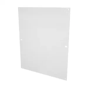 SAGINAW SCE-24N20MPP Subpanel, Perforated, Carbon Steel, White, Powder Coat Finish | CV6WYZ