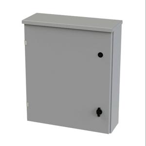 SAGINAW SCE-24R2006LP Enclosure, 24 x 20 x 6 Inch Size, Wall Mount, Carbon Steel, Ansi 61 Gray | CV6QXE