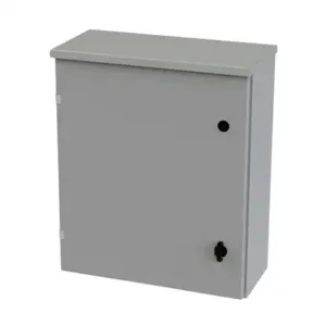 SAGINAW SCE-24R2008LP Enclosure, 24 x 20 x 8 Inch Size, Wall Mount, Carbon Steel, Ansi 61 Gray | CV6QXF