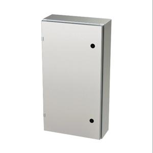 SAGINAW SCE-30EL1606SS6LP Enclosure, 30 x 16 x 6 Inch Size, Wall Mount, 316L Stainless Steel, #4 Brush Finish | CV6QYF