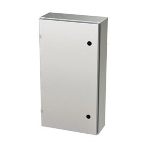 SAGINAW SCE-30EL1606SSLP Enclosure, 30 x 16 x 6 Inch Size, Wall Mount, 304 Stainless Steel, #4 Brush Finish | CV6QYG