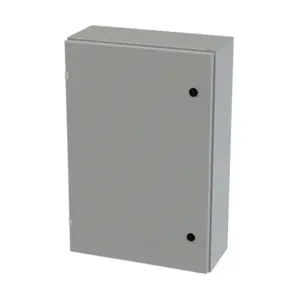 SAGINAW SCE-30EL2008LP Enclosure, 30 x 20 x 8 Inch Size, Wall Mount, Carbon Steel, Ansi 61 Gray | CV6QYH