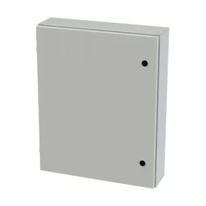 SAGINAW SCE-30EL2406LPLG Enclosure, 30 x 24 x 6 Inch Size, Wall Mount, Carbon Steel, Ral 7035 Light Gray | CV6QYT