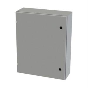 SAGINAW SCE-30EL2408LP Enclosure, 30 x 24 x 8 Inch Size, Wall Mount, Carbon Steel, Ansi 61 Gray | CV6QYU