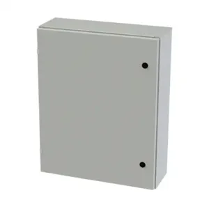 SAGINAW SCE-30EL2408LPLG Enclosure, 30 x 24 x 8 Inch Size, Wall Mount, Carbon Steel, Ral 7035 Light Gray | CV6QYV