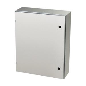 SAGINAW SCE-30EL2408SS6LP Enclosure, 30 x 24 x 8 Inch Size, Wall Mount, 316L Stainless Steel, #4 Brush Finish | CV6QYW