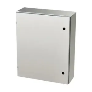 SAGINAW SCE-30EL2408SS6LP Enclosure, 30 x 24 x 8 Inch Size, Wall Mount, 316L Stainless Steel, #4 Brush Finish | CV6QYW