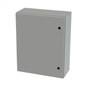 SAGINAW SCE-30EL2410LP Enclosure, 30 x 24 x 10 Inch Size, Wall Mount, Carbon Steel, Ansi 61 Gray | CV6QYZ