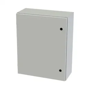 SAGINAW SCE-30EL2410LPLG Enclosure, 30 x 24 x 10 Inch Size, Wall Mount, Carbon Steel, Ral 7035 Light Gray | CV6QZA