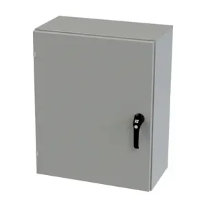 SAGINAW SCE-30EL2412LPPL Enclosure, 30 x 24 x 12 Inch Size, Wall Mount, Carbon Steel, Ansi 61 Gray | CV6QZF