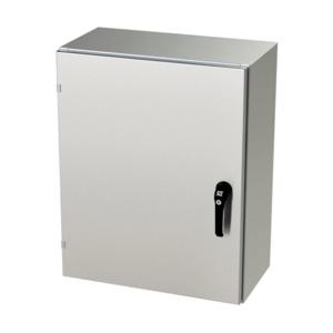 SAGINAW SCE-30EL2412SS6LPPL Enclosure, 30 x 24 x 12 Inch Size, Wall Mount, 316L Stainless Steel, #4 Brush Finish | CV6QZH