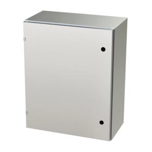 SAGINAW SCE-30EL2412SSLP Enclosure, 30 x 24 x 12 Inch Size, Wall Mount, 304 Stainless Steel, #4 Brush Finish | CV6QZJ