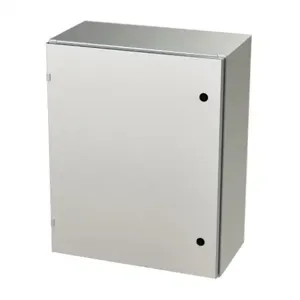 SAGINAW SCE-30EL2412SSLP Enclosure, 30 x 24 x 12 Inch Size, Wall Mount, 304 Stainless Steel, #4 Brush Finish | CV6QZJ