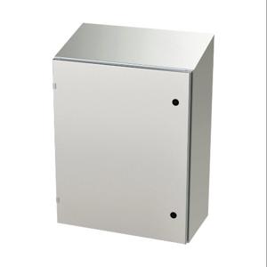 SAGINAW SCE-30EL2412SSST Enclosure, Slope Top, 30 x 24 x 12 Inch Size, Wall Mount, 304 Stainless Steel | CV6QZL
