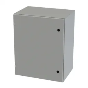 SAGINAW SCE-30EL2416LP Enclosure, 30 x 24 x 16 Inch Size, Wall Mount, Carbon Steel, Ansi 61 Gray | CV6QZM