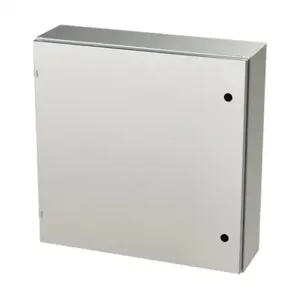 SAGINAW SCE-30EL3008SS6LP Enclosure, 30 x 30 x 8 Inch Size, Wall Mount, 316L Stainless Steel, #4 Brush Finish | CV6QZY