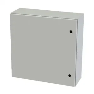 SAGINAW SCE-30EL3010LPLG Enclosure, 30 x 30 x 10 Inch Size, Wall Mount, Carbon Steel, Ral 7035 Light Gray | CV6RAC