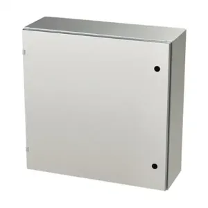 SAGINAW SCE-30EL3010SSLP Enclosure, 30 x 30 x 10 Inch Size, Wall Mount, 304 Stainless Steel, #4 Brush Finish | CV6RAE