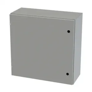 SAGINAW SCE-30EL3012LP Enclosure, 30 x 30 x 12 Inch Size, Wall Mount, Carbon Steel, Ansi 61 Gray | CV6RAF